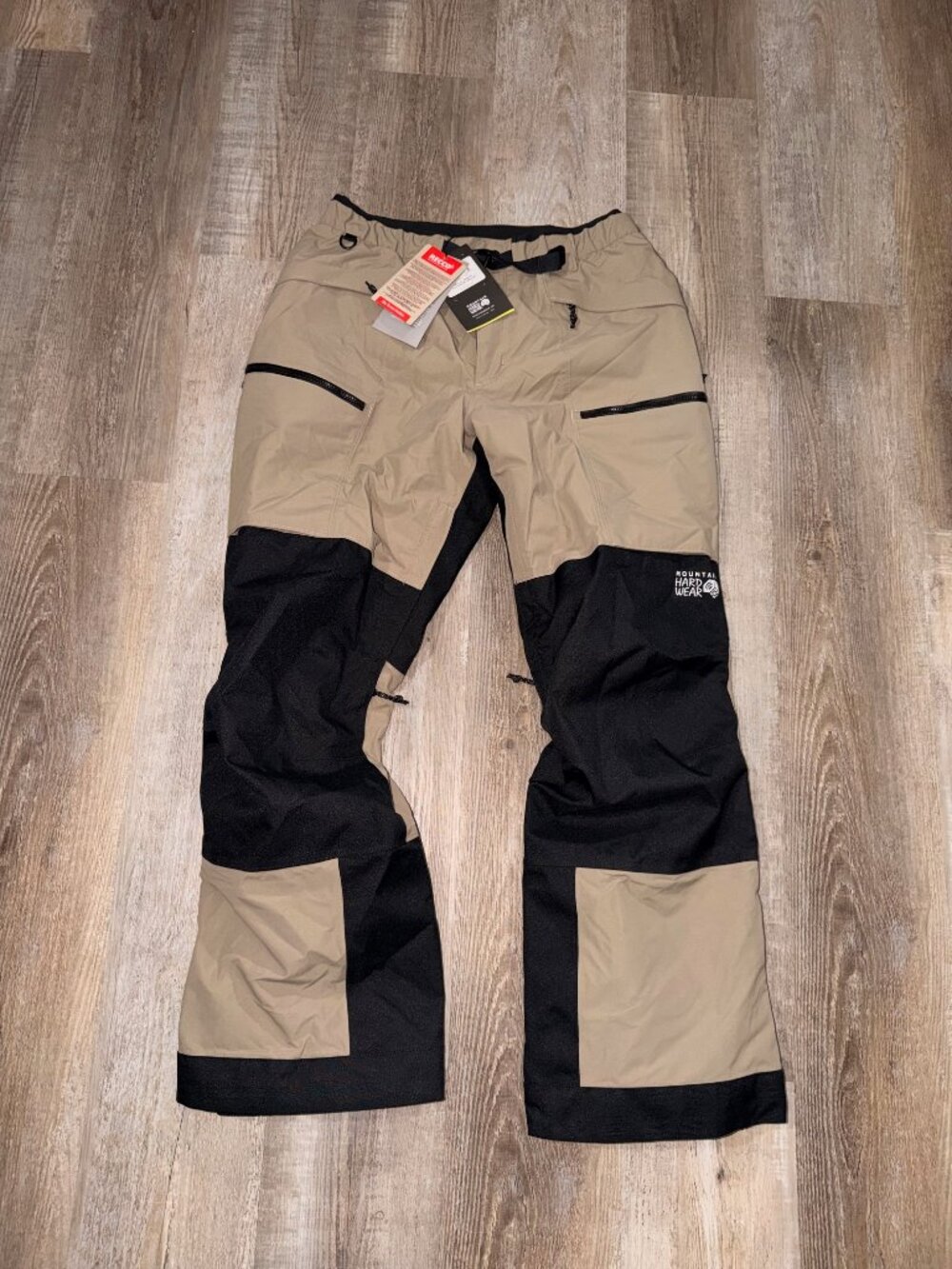 Mountain Hardwear First Tracks™ Men's Medium Dunes Black Pants NWT $250